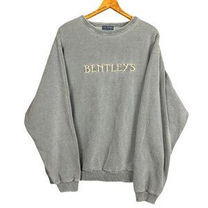 Vintage 90s Bentley’s Embroidered Oversized Crewneck Sweatshirt XL Indie Cotton